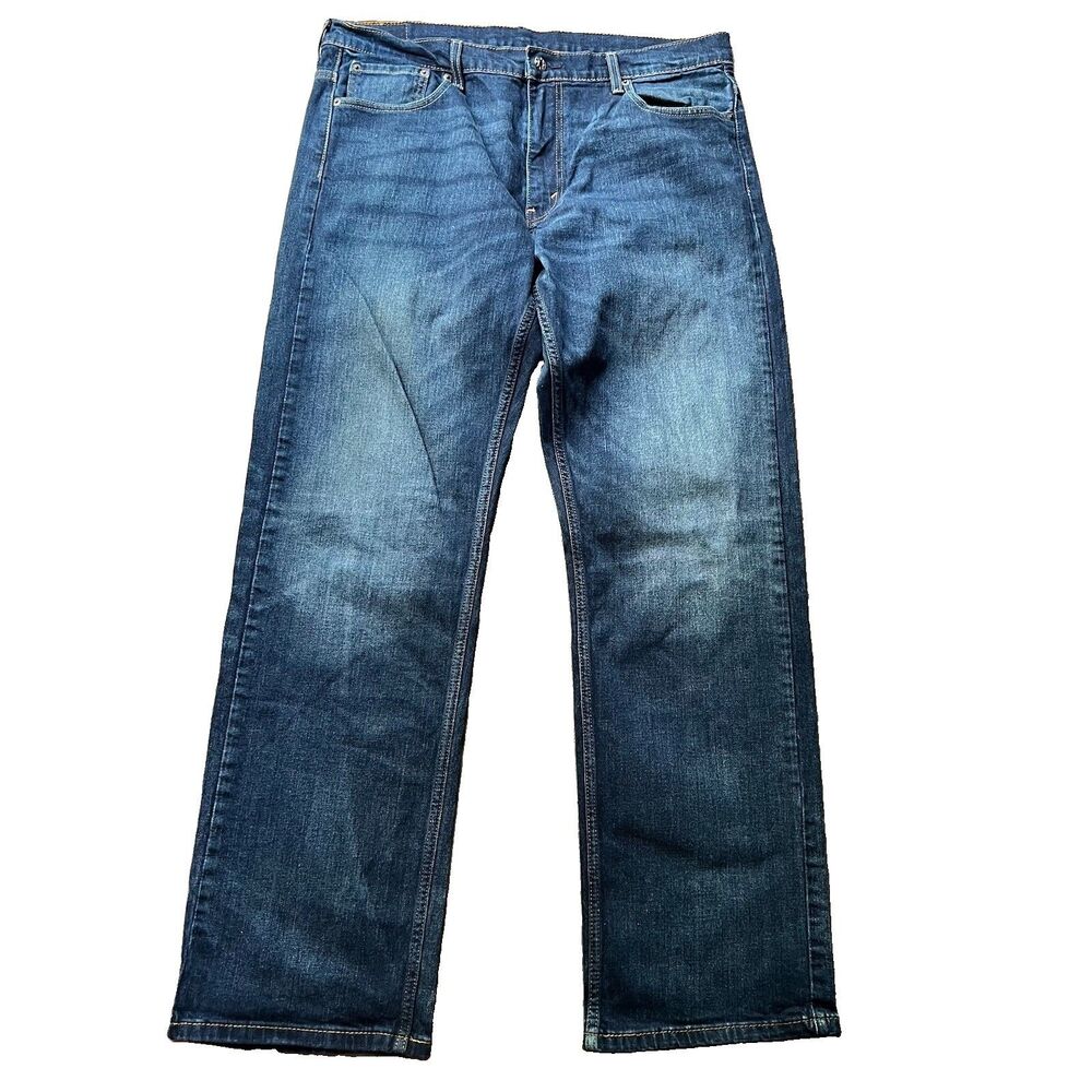 Levi's 569 Loose Straight Denim Jeans Dark Wash Baggy Relaxed Men's 36x34
